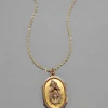 Antique Victorian 1800s 14k Gold Locket Necklace with Pearl on French Rope Chain