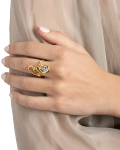 Asterales Floating Vine Ring