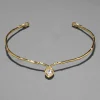 Asterales Gold Floating Collar Necklace