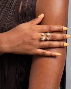 Asterales Gold Open Ring