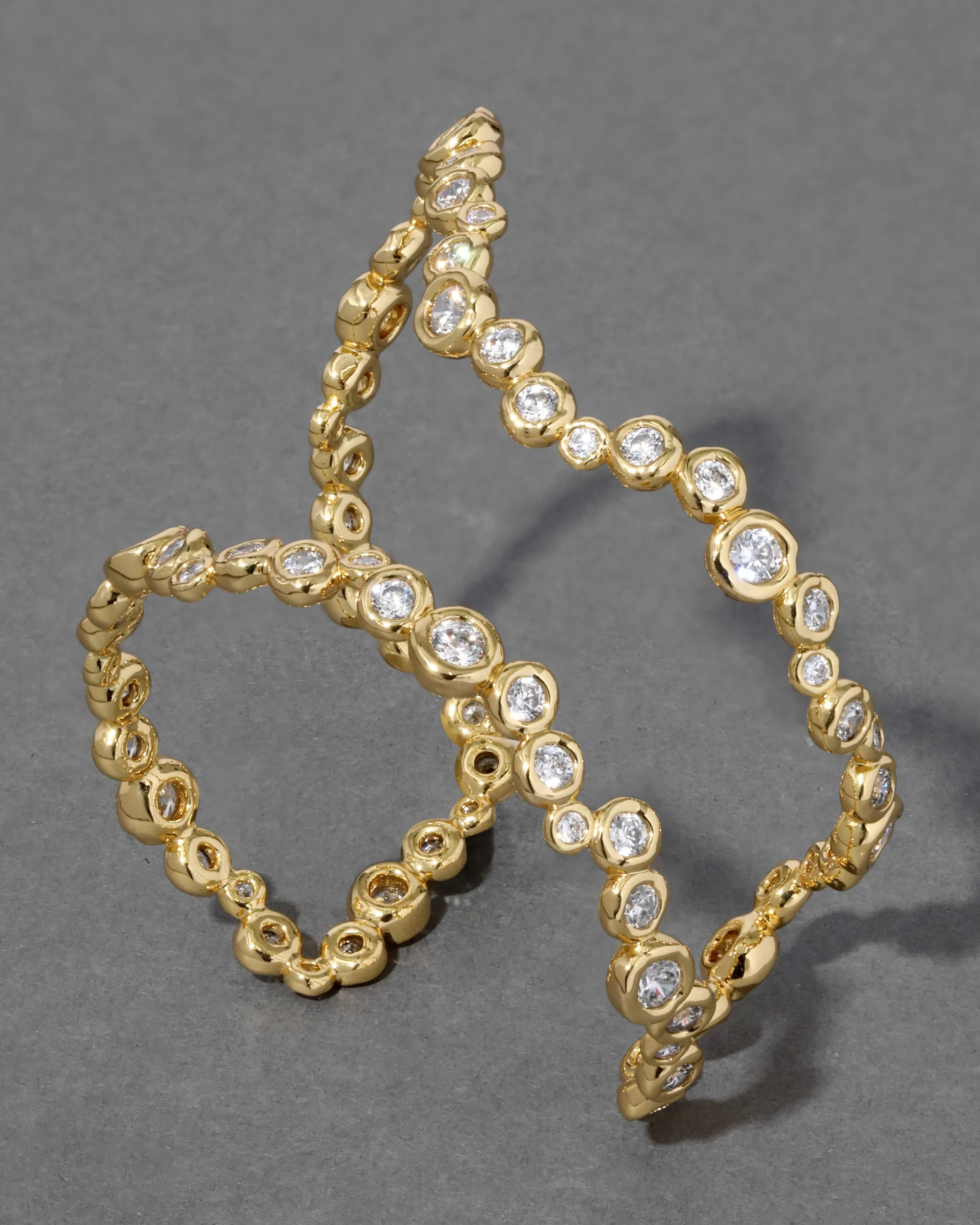 Asterales Gold Open Wave Cuff Bracelet