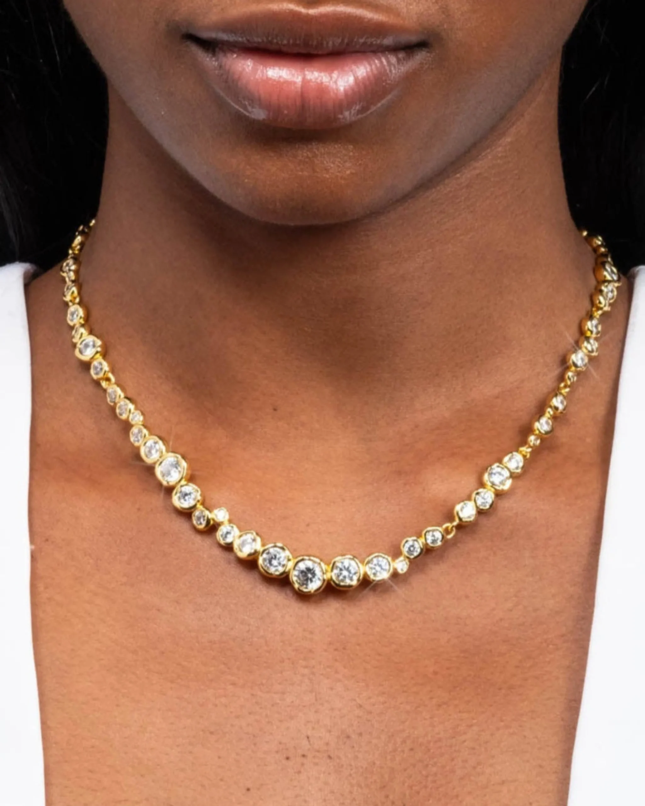 Asterales Gold Riviera Necklace