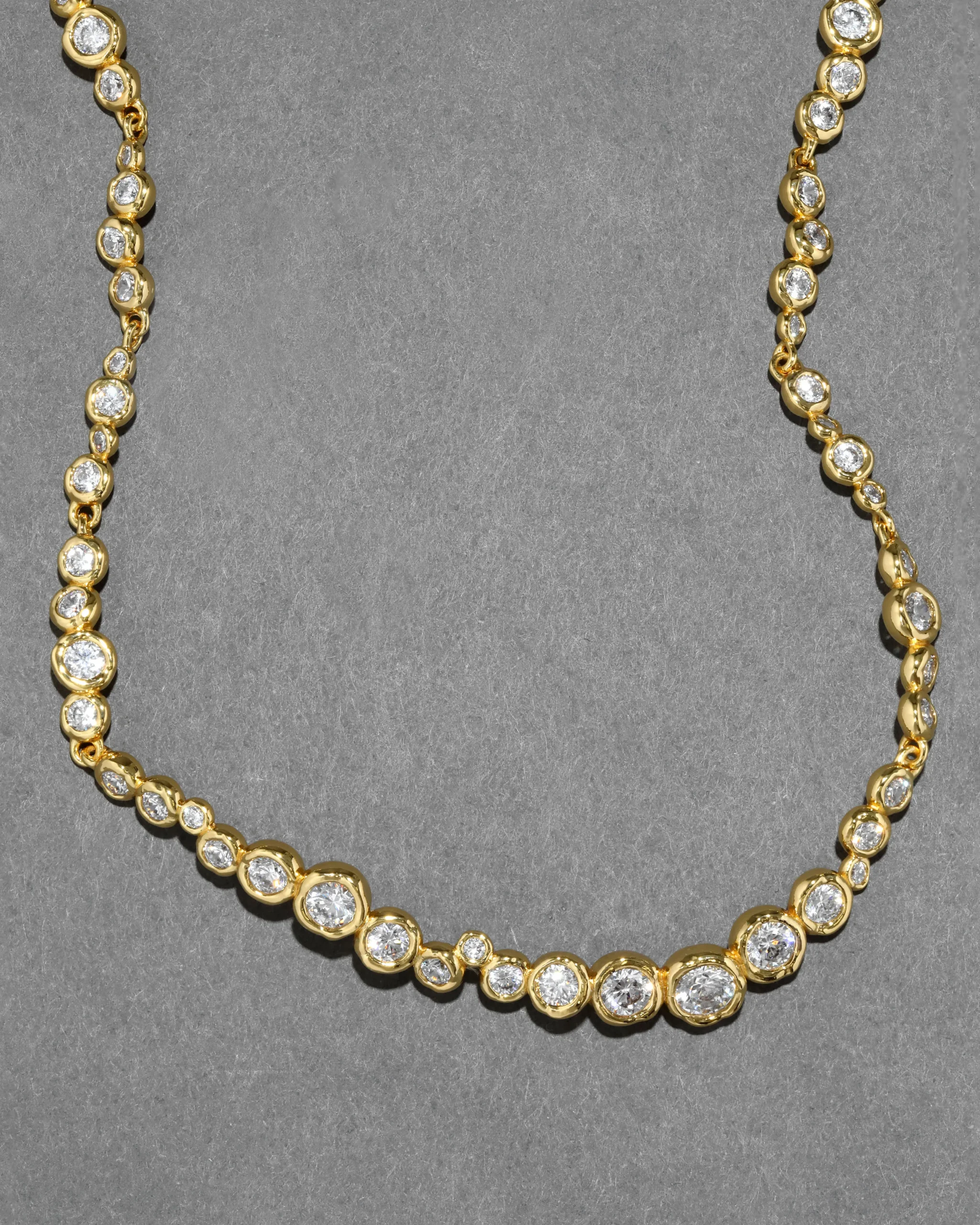 Asterales Gold Riviera Necklace