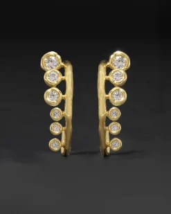 Asterales Modernist Hoop Earring
