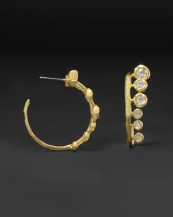 Asterales Modernist Hoop Earring