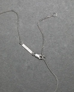 Asterales Silver Solitaire Necklace