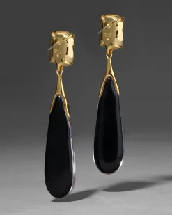 Bonbon Crystal Large Teardrop Earring- Aurora