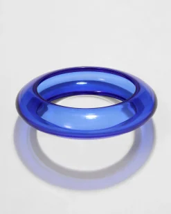 Bonbon Lucite Saucer Bangle Bracelet- Sky