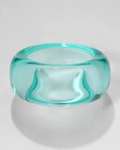 Bonbon Lucite Wide Bangle Bracelet- Horizon