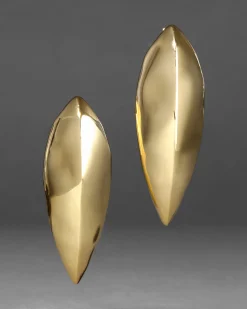 Brut Gold Armor Clip Earring