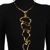 Brut Gold Cascade Collar Necklace