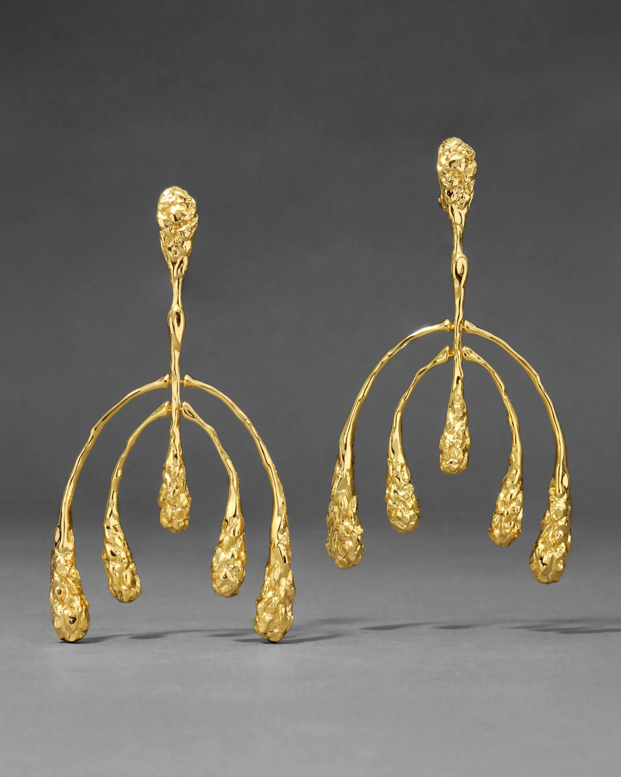 Brut Gold Large Mobile Earring