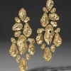 Brut Gold Large Mosaic Earring