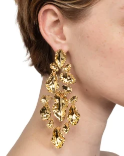 Brut Gold Large Mosaic Earring