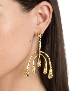 Brut Gold Medium Mobile Earring