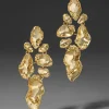 Brut Gold Mosaic Earring