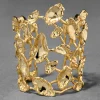 Brut Gold Mosaic Wide Cuff Bracelet