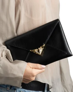 Envelope Clutch- Black