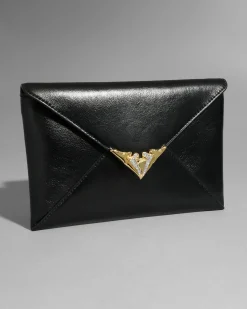 Envelope Clutch- Black