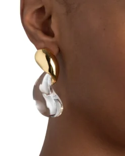 Liquid Lucite Modernist Earring