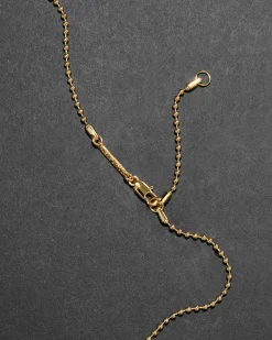 Liquid Lucite Teardrop Pendant Necklace