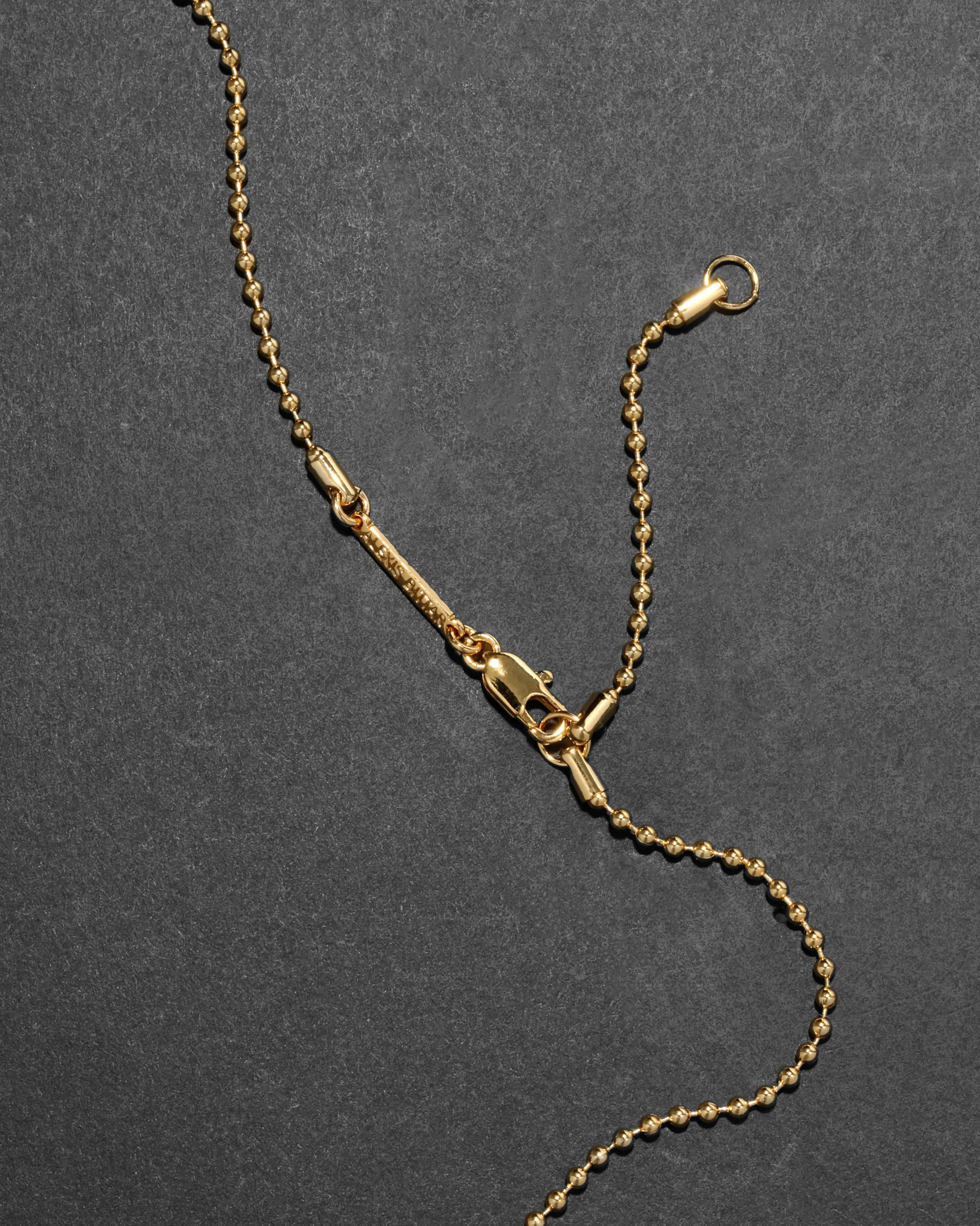 Liquid Lucite Teardrop Pendant Necklace