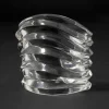 Liquid Lucite Wide Ripple Cuff