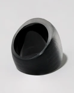 Lucite Block Ring- Black