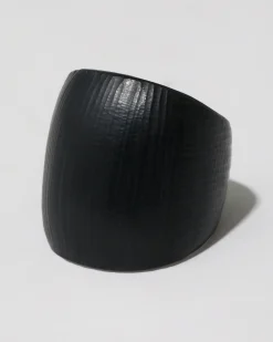 Lucite Block Ring- Black