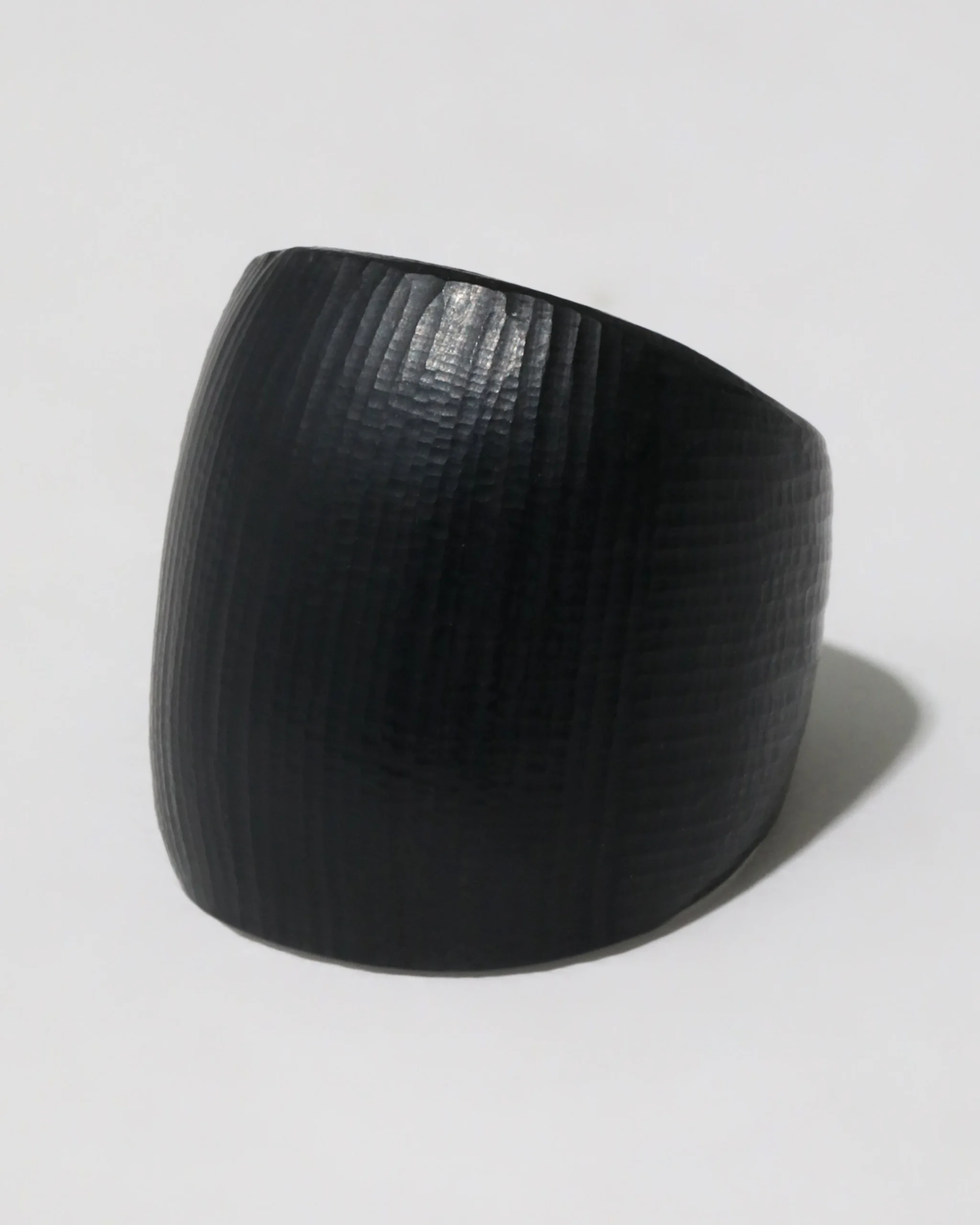 Lucite Block Ring- Black