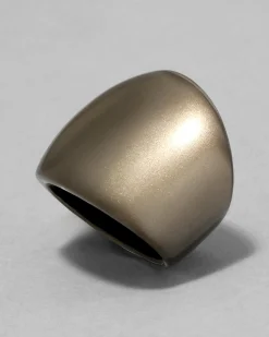 Lucite Block Ring- Dune