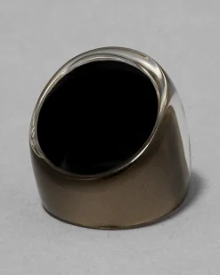 Lucite Block Ring- Dune
