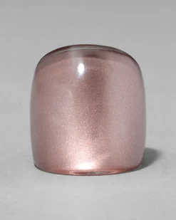 Lucite Block Ring- Dusty Rose