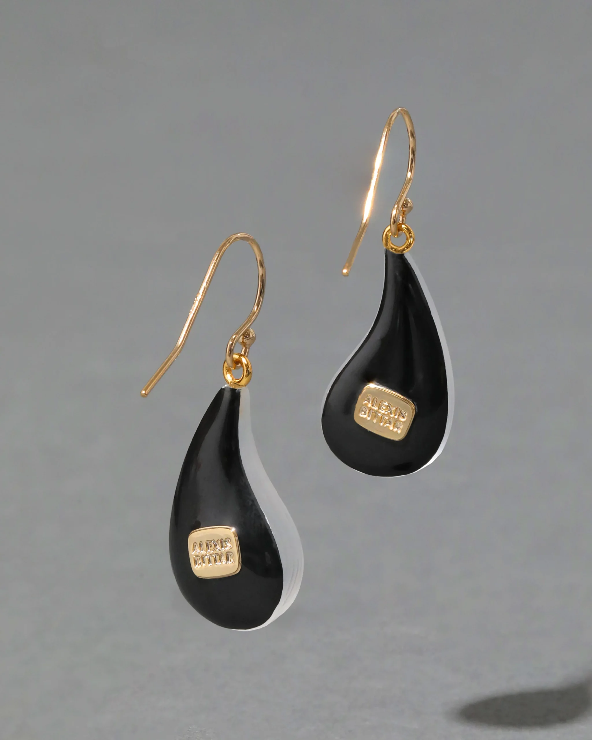 Lucite Dewdrop Earring- Silver