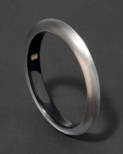 Lucite Skinny Bangle Bracelet- Warm Grey