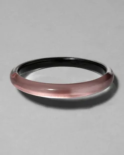 Lucite Skinny Bangle- Dusty Rose