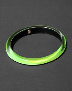 Lucite Skinny Bangle- Fluorescent Yellow