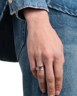 Lucite Tapered Ring- Dune