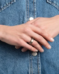 Lucite Tapered Ring- Dune
