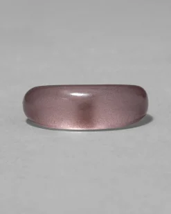 Lucite Tapered Ring- Dusty Rose