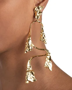 Mobile Gold Balance Clip Earring