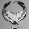 Molten Silver Bonded Collar Necklace