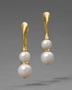 Perla Front Back Post Earring