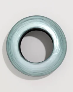 Puffy Lucite Bangle Bracelet- Teal Blue