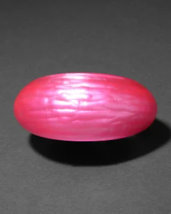 Puffy Lucite Tapered Bangle Bracelet- Neon Pink