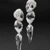 Silverlake Lucite Large Clip Earring