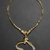 Solanales Crystal Modernist Collar Necklace
