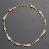 Solanales Crystal Teardrop Riviera Necklace