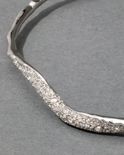 Solanales Silver Crystal Skinny Collar