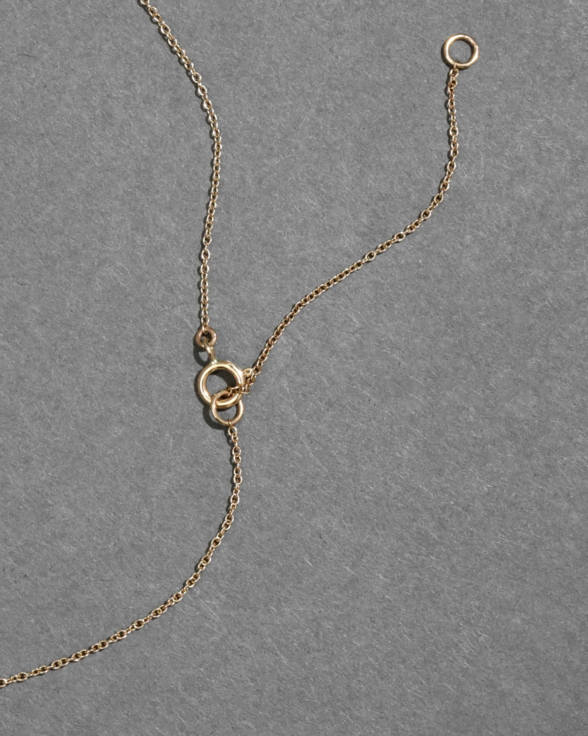Sterling Silver & 14k Gold Pear Cut Luminous Crystal Drop Necklace
